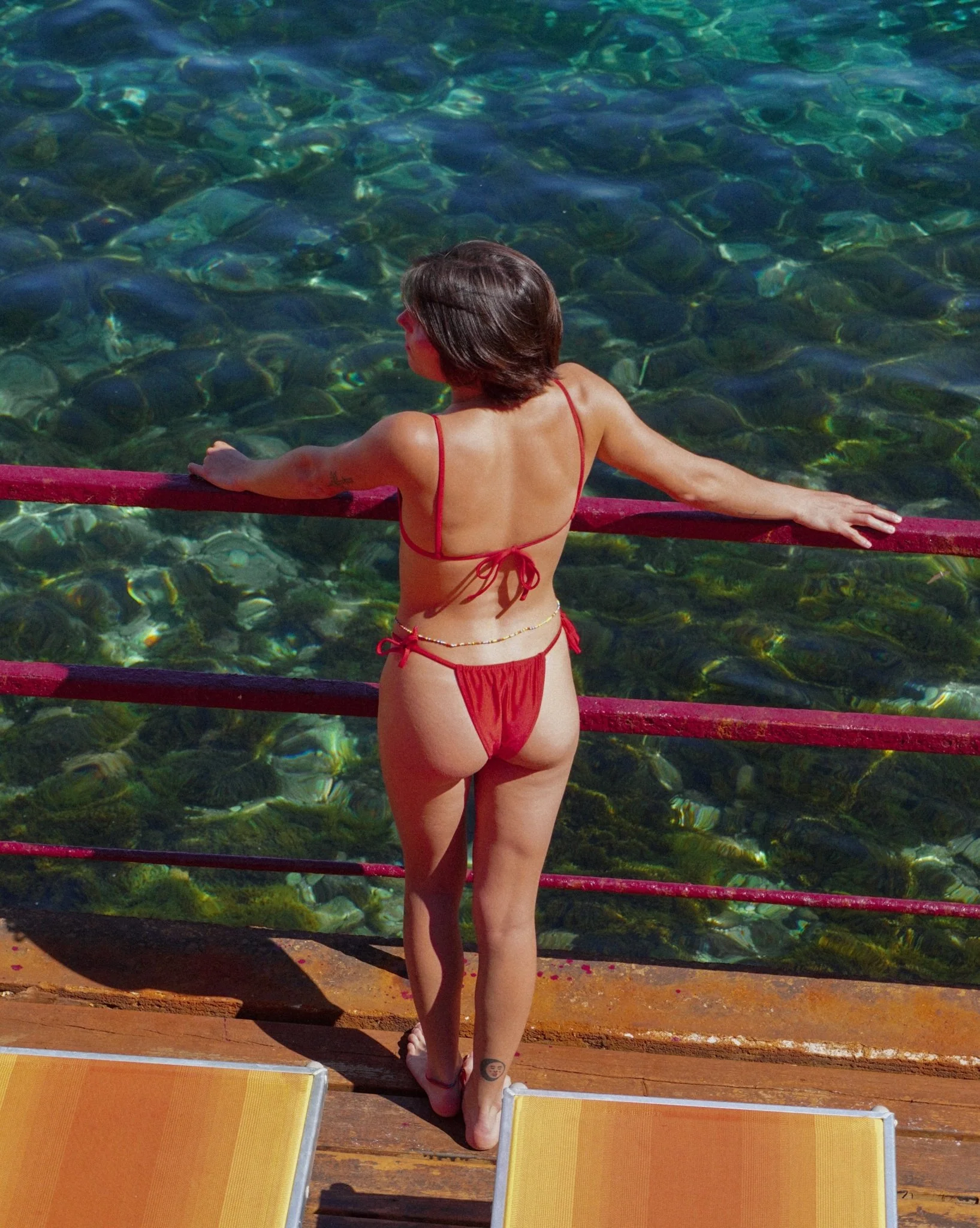 Corbeille maillot Olivia | Rouge - Image 7