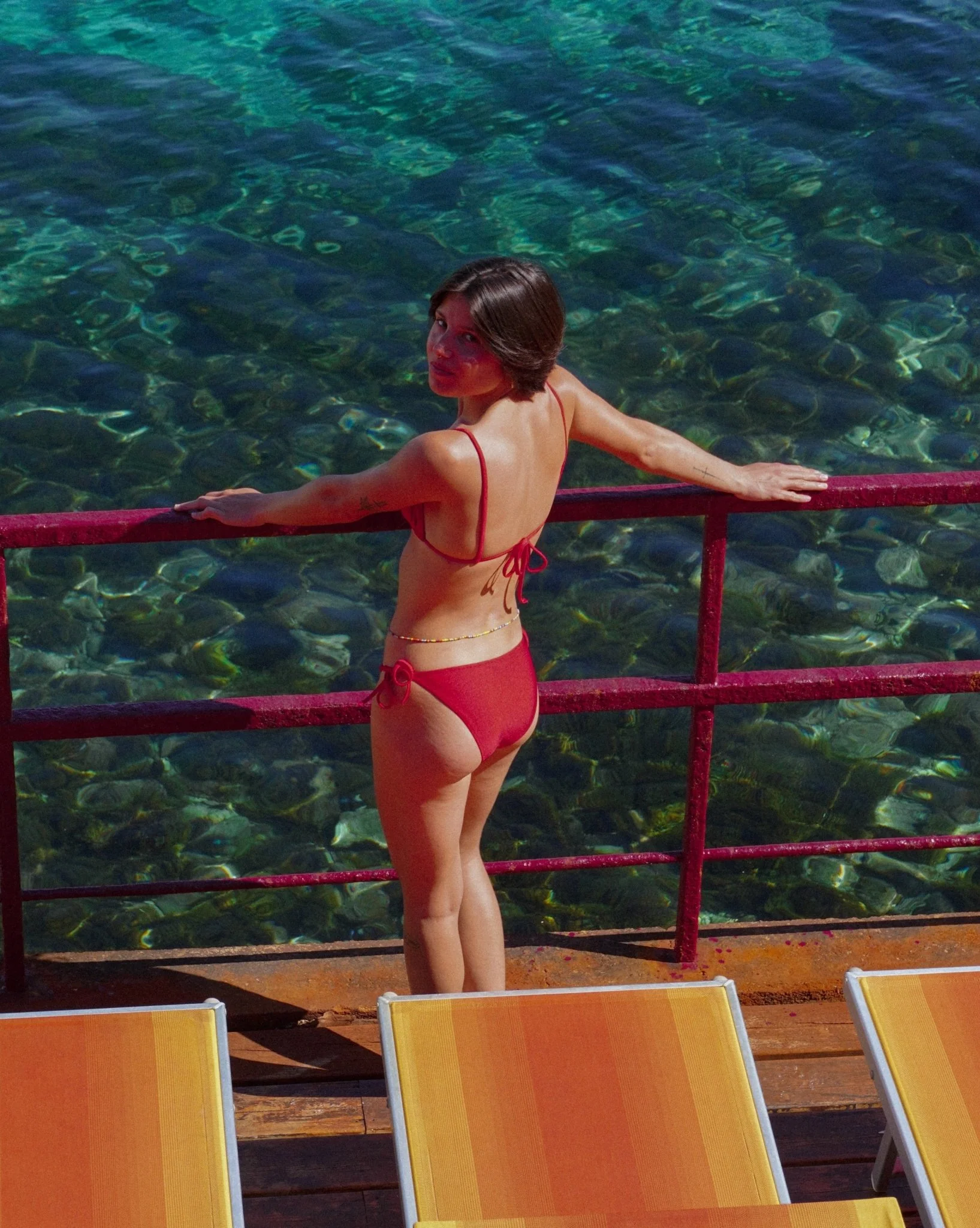 Triangle maillot Olivia | Rouge - Image 10